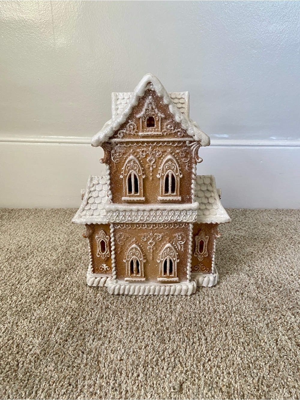 RAZ Imports Lighted LED Gingerbread House Christmas Village - Picture 6 of 15